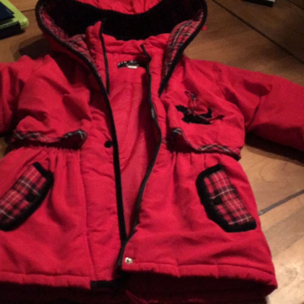 Red jacket girls